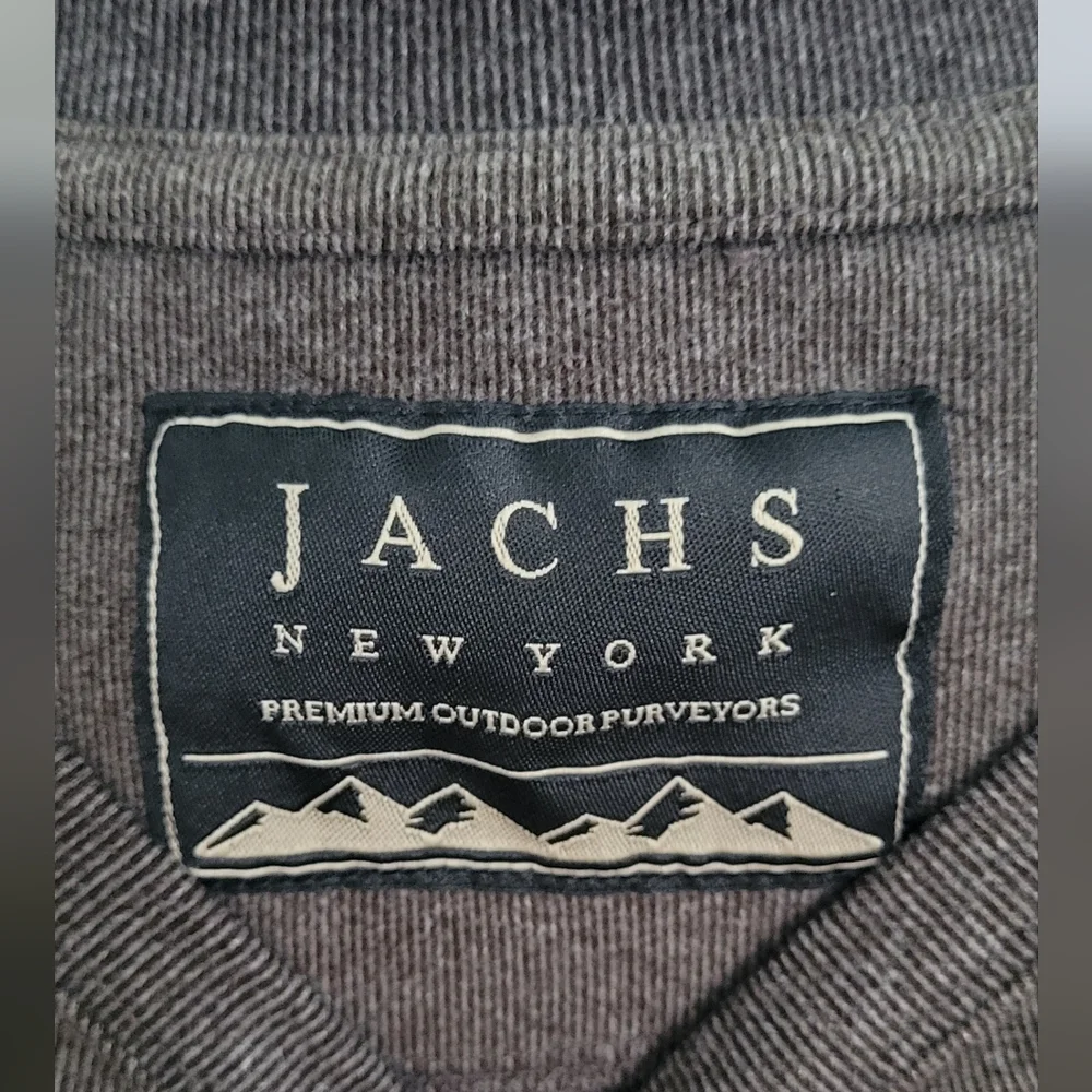 Jachs New York Men's Brown Crewneck Long Sleeve Soft  Cozy Sweatshirt, Size XL